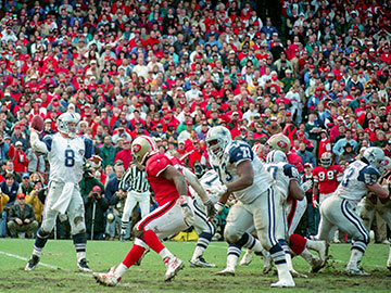 Troy Aikman letting one go